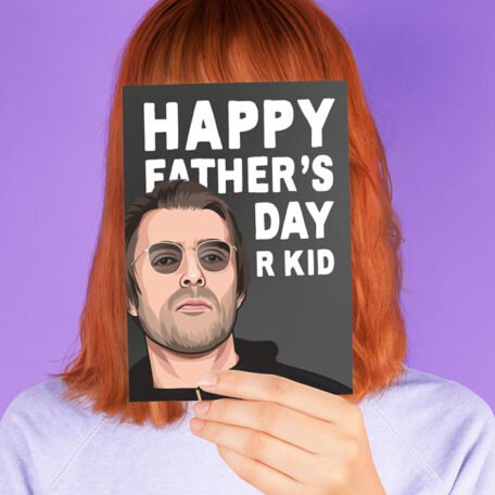 Liam Gallagher Oasis Father's Day Card