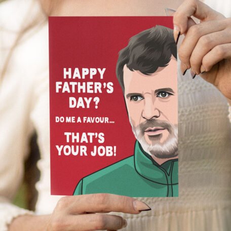 Roy Keane Funny Father's Day Card