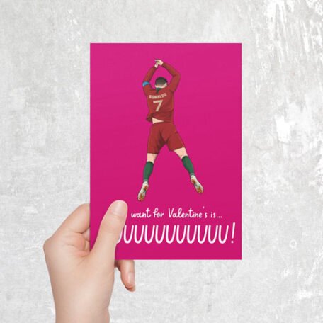 Ronaldo Funny Valentine's Card